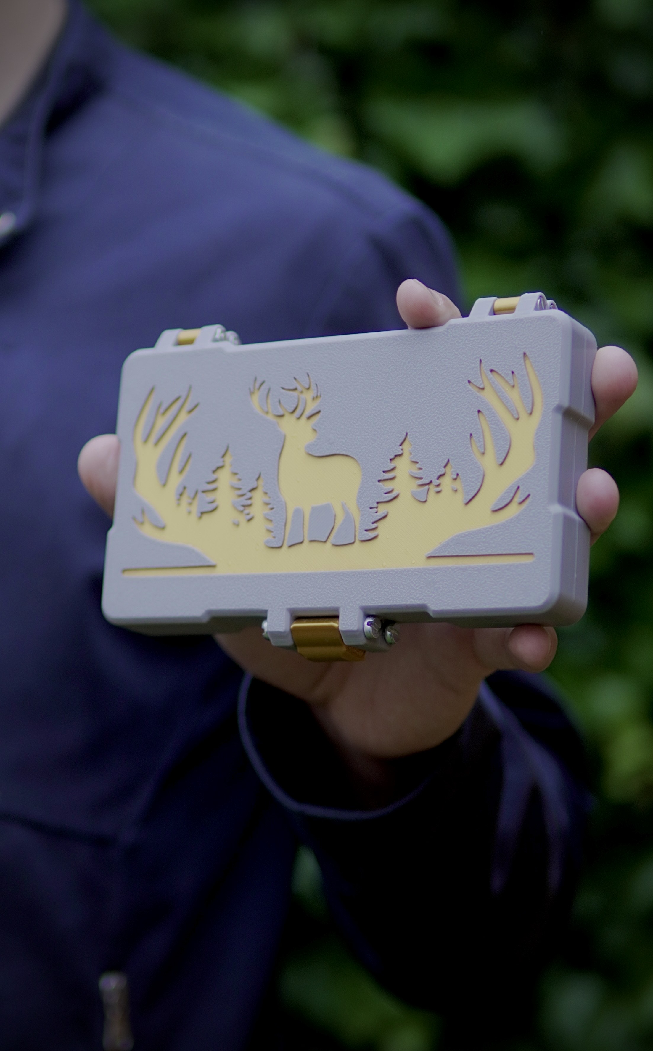 Detaljerad vy av ammunitionlåda med .308 patroner